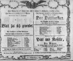 Theaterzettel (Oper und Burgtheater in Wien) 18080118 Seite: 1