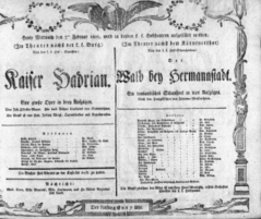 Theaterzettel (Oper und Burgtheater in Wien) 18080203 Seite: 1