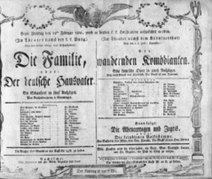 Theaterzettel (Oper und Burgtheater in Wien) 18080212 Seite: 1