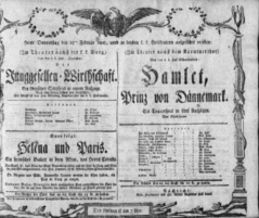 Theaterzettel (Oper und Burgtheater in Wien) 18080218 Seite: 1
