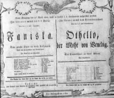 Theaterzettel (Oper und Burgtheater in Wien) 18080403 Seite: 1