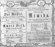 Theaterzettel (Oper und Burgtheater in Wien) 18080404 Seite: 1