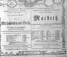 Theaterzettel (Oper und Burgtheater in Wien) 18080506 Seite: 1
