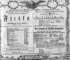 Theaterzettel (Oper und Burgtheater in Wien) 18080525 Seite: 1