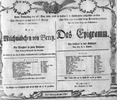 Theaterzettel (Oper und Burgtheater in Wien) 18080526 Seite: 1