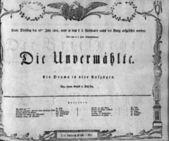 Theaterzettel (Oper und Burgtheater in Wien) 18080726 Seite: 1