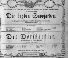 Theaterzettel (Oper und Burgtheater in Wien) 18080731 Seite: 1
