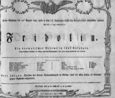Theaterzettel (Oper und Burgtheater in Wien) 18080814 Seite: 1