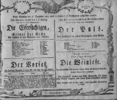 Theaterzettel (Oper und Burgtheater in Wien) 18081203 Seite: 1