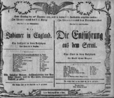 Theaterzettel (Oper und Burgtheater in Wien) 18081210 Seite: 1