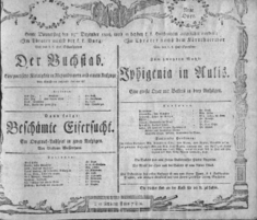 Theaterzettel (Oper und Burgtheater in Wien) 18081215 Seite: 1
