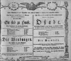 Theaterzettel (Oper und Burgtheater in Wien) 18081221 Seite: 1