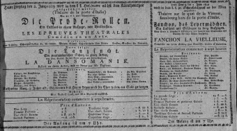 Theaterzettel (Oper und Burgtheater in Wien) 18090602 Seite: 1