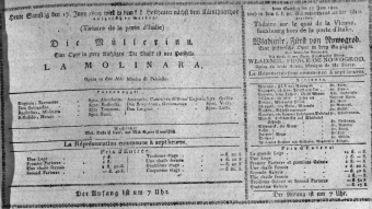 Theaterzettel (Oper und Burgtheater in Wien) 18090617 Seite: 1
