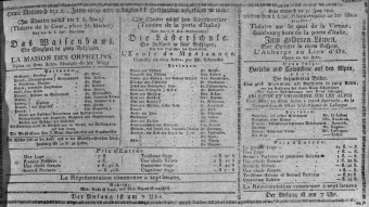 Theaterzettel (Oper und Burgtheater in Wien) 18090621 Seite: 1