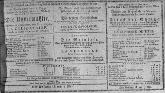 Theaterzettel (Oper und Burgtheater in Wien) 18090623 Seite: 1