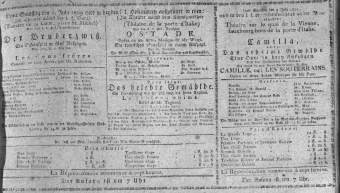 Theaterzettel (Oper und Burgtheater in Wien) 18090701 Seite: 1