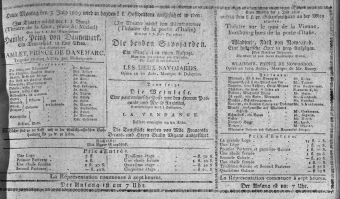 Theaterzettel (Oper und Burgtheater in Wien) 18090703 Seite: 1