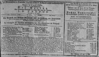 Theaterzettel (Oper und Burgtheater in Wien) 18090920 Seite: 1