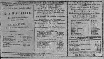 Theaterzettel (Oper und Burgtheater in Wien) 18090923 Seite: 1