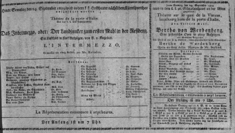 Theaterzettel (Oper und Burgtheater in Wien) 18090924 Seite: 1