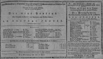 Theaterzettel (Oper und Burgtheater in Wien) 18090927 Seite: 1
