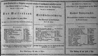 Theaterzettel (Oper und Burgtheater in Wien) 18091229 Seite: 1
