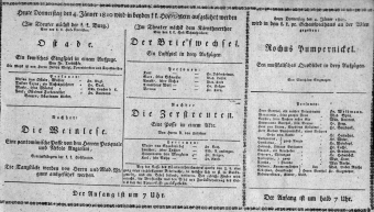 Theaterzettel (Oper und Burgtheater in Wien) 18100104 Seite: 1