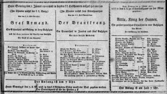 Theaterzettel (Oper und Burgtheater in Wien) 18100107 Seite: 1