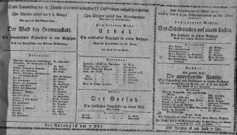 Theaterzettel (Oper und Burgtheater in Wien) 18100118 Seite: 1