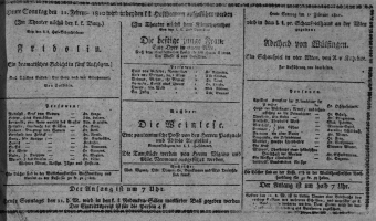 Theaterzettel (Oper und Burgtheater in Wien) 18100211 Seite: 1