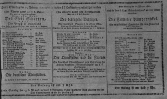 Theaterzettel (Oper und Burgtheater in Wien) 18100225 Seite: 1