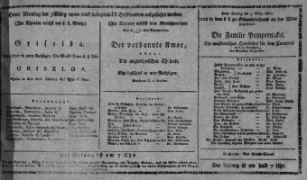 Theaterzettel (Oper und Burgtheater in Wien) 18100305 Seite: 1