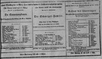Theaterzettel (Oper und Burgtheater in Wien) 18100310 Seite: 1