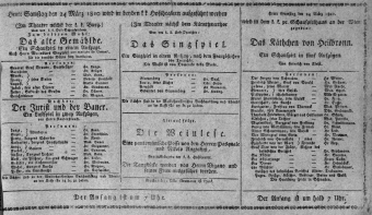 Theaterzettel (Oper und Burgtheater in Wien) 18100324 Seite: 1