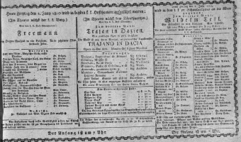 Theaterzettel (Oper und Burgtheater in Wien) 18100601 Seite: 1