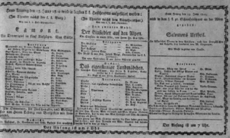 Theaterzettel (Oper und Burgtheater in Wien) 18100615 Seite: 1