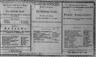 Theaterzettel (Oper und Burgtheater in Wien) 18100625 Seite: 1