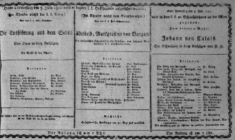 Theaterzettel (Oper und Burgtheater in Wien) 18100705 Seite: 1