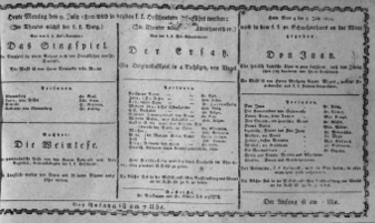 Theaterzettel (Oper und Burgtheater in Wien) 18100709 Seite: 1