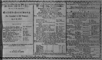 Theaterzettel (Oper und Burgtheater in Wien) 18100719 Seite: 1