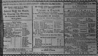 Theaterzettel (Oper und Burgtheater in Wien) 18100722 Seite: 1