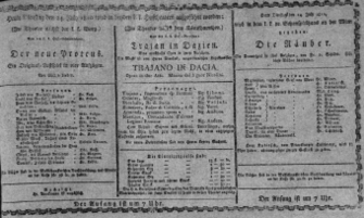 Theaterzettel (Oper und Burgtheater in Wien) 18100724 Seite: 1