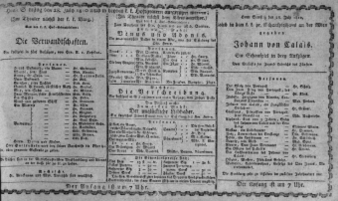 Theaterzettel (Oper und Burgtheater in Wien) 18100728 Seite: 1