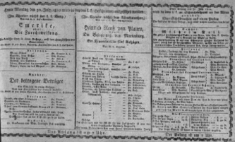 Theaterzettel (Oper und Burgtheater in Wien) 18100730 Seite: 1