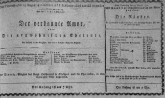 Theaterzettel (Oper und Burgtheater in Wien) 18100823 Seite: 1
