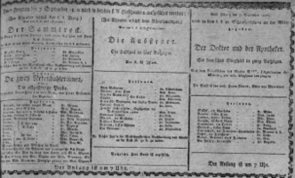 Theaterzettel (Oper und Burgtheater in Wien) 18100907 Seite: 1