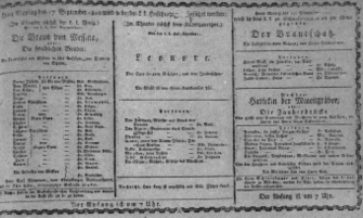 Theaterzettel (Oper und Burgtheater in Wien) 18100917 Seite: 1