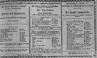 Theaterzettel (Oper und Burgtheater in Wien) 18100920 Seite: 1