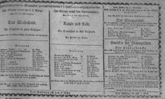 Theaterzettel (Oper und Burgtheater in Wien) 18100921 Seite: 1